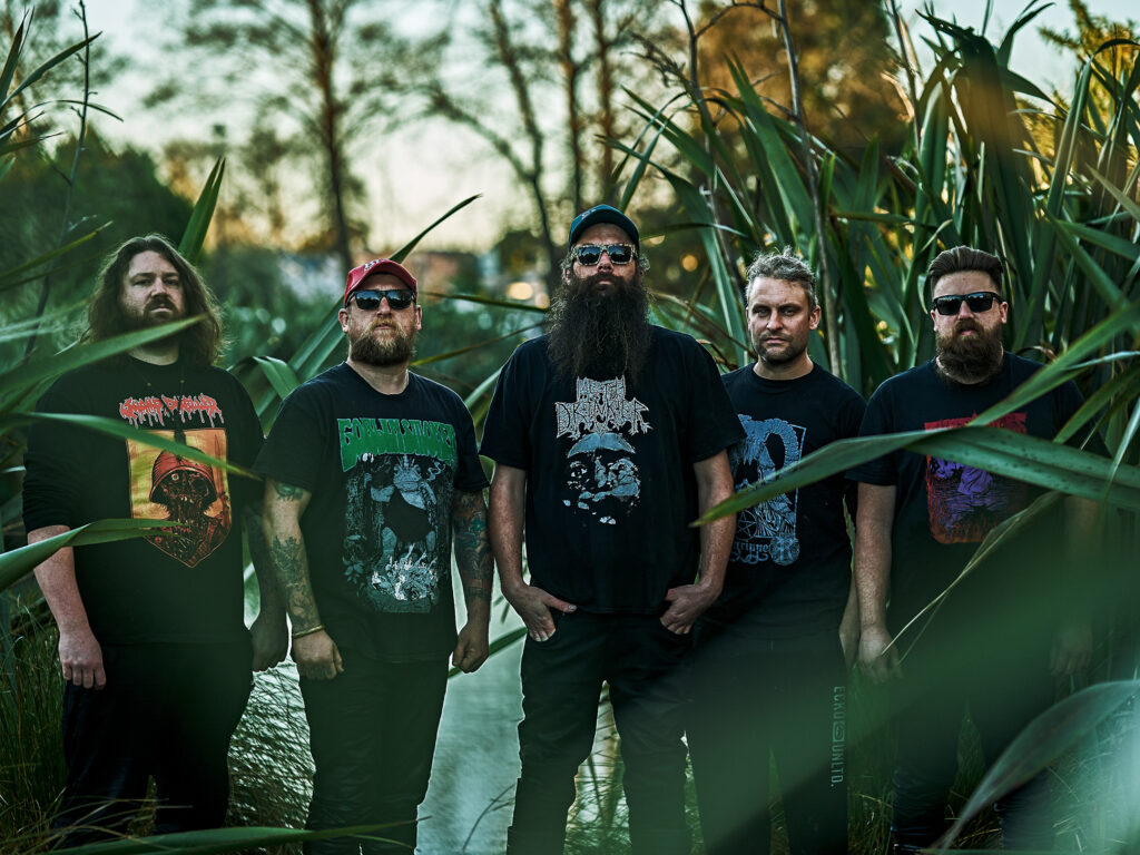 BORER: Christchurch, New Zealand Caustic Sludge Metal Quintet To Release Debut LP, Bag Seeker, On Landmine Records May 10th; Album Details, Teaser, And Preorders Posted