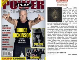 m/ Powerplay Rock and Metal Magazine m/ March 2024 – Striker, Rockshots Records – Metal De Facto, Last in Time, Decrowned
