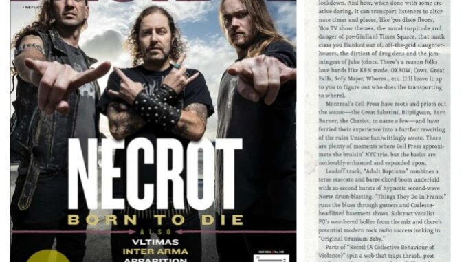 MAY 2024 – DECIBEL MAG – CELL PRESS MAY 2024 – DECIBEL MAG – CELL PRESS