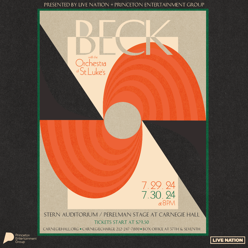 BECK: SECOND NYC ORCHESTRAL SHOW ADDED BY POPULAR DEMAND