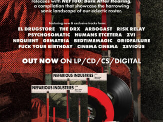 NEF100: Burn After Hearing â Nefarious Industries Compilation LP Celebrating 100 Catalog Releases With Exclusive Tracks From Fourteen Label Artists Is Out Today
