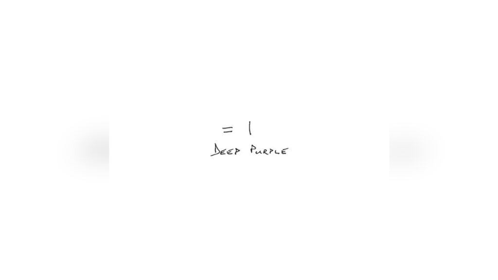 DEEP PURPLE '=1' - COVER PHOTO
