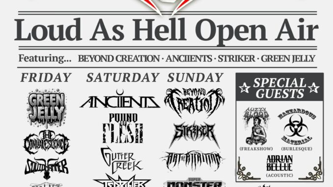 LOUD AS HELL Adds ANCIIENTS, POUND OF FLESH, ART OF ATTRITION, EXTERMINATUS To 2024 Lineup