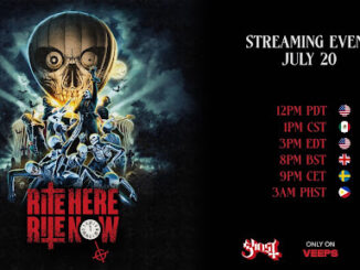 Veeps and GHOST Unleash RITE HERE RITE NOW Via Global Online Premiere