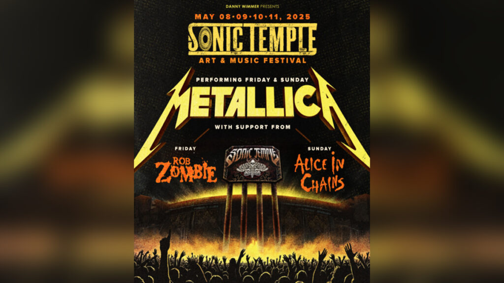 METALLICA To Headline Sonic Temple Art & Music Festival - COVER PHOTO