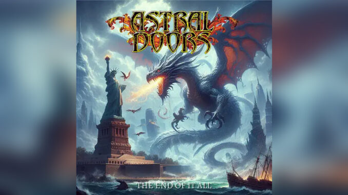 ASTRAL DOORS 'The End Of It All' - Cover Photo