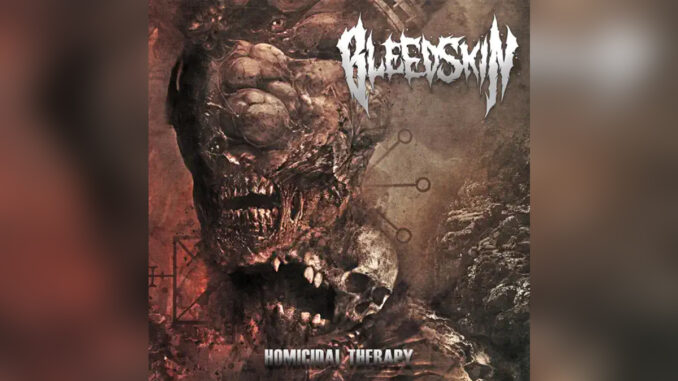 BLEEDSKIN 'Homicidal Therapy' - COVER PHOTO