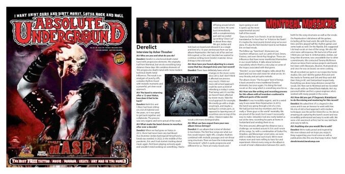 Absolute Underground TV Magazine – October – November 2024 Derelict , The Aphelion, The Wring, Eternal Drak, Turbo Absolute Underground TV Magazine – October – November 2024 Derelict , The Aphelion, The Wring, Eternal Drak, Turbo