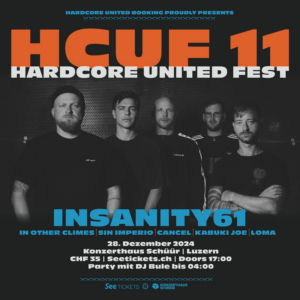 INSANITY61 To Headline Hardcore United Festival 11 – Dec 28th INSANITY61 To Headline Hardcore United Festival 11 – Dec 28th