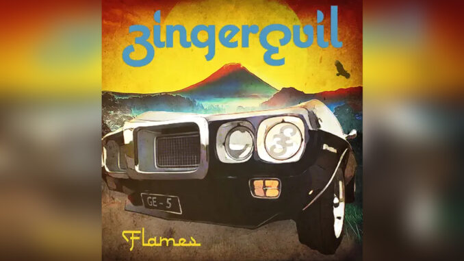 GINGER EVIL 'Flames - Single' - COVER PHOTO
