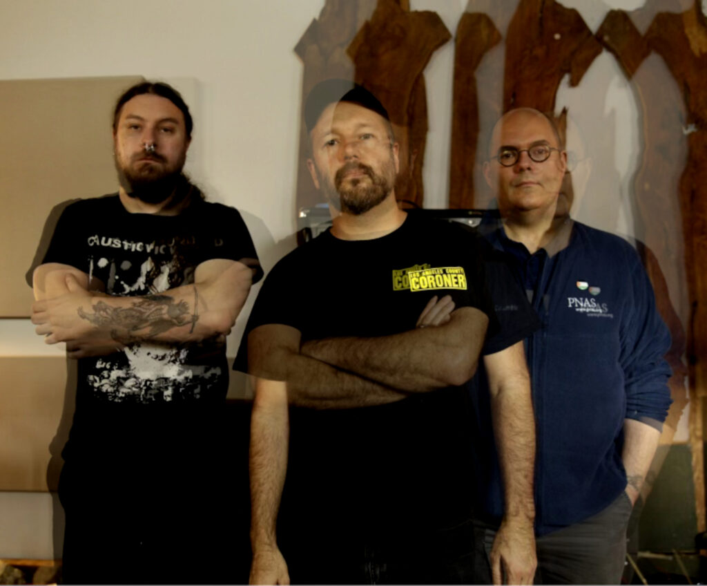 DRUGS OF FAITH: Virginia Trio With Enemy Soil And Agoraphobic Nosebleed Member To Release Asymmetrical LP On Selfmadegod Records/Malokul February 21st; âGas Maskâ Single + Preorders Posted