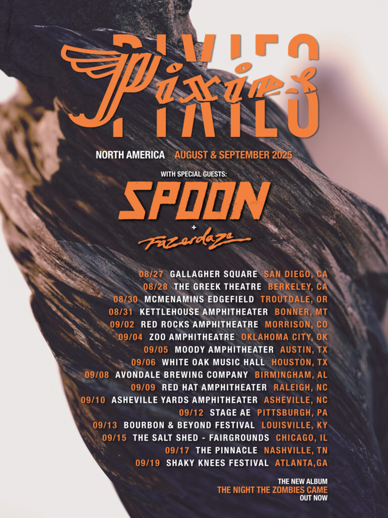 PIXIES: North American Tour 2025 Adds 14 New Headline Shows