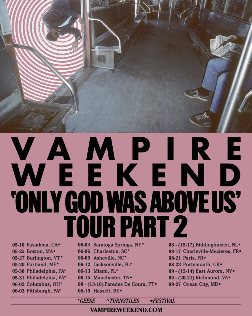 Vampire Weekend Announce 2025 North American Tour Dates