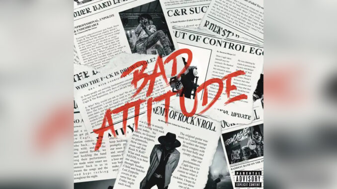 DREW CAGLE & THE REPUTATION 'Bad Attitude' - Cover Photo