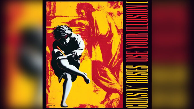 GUNS N' ROSES 'Use Your Illusion I' - COVER PHOTO