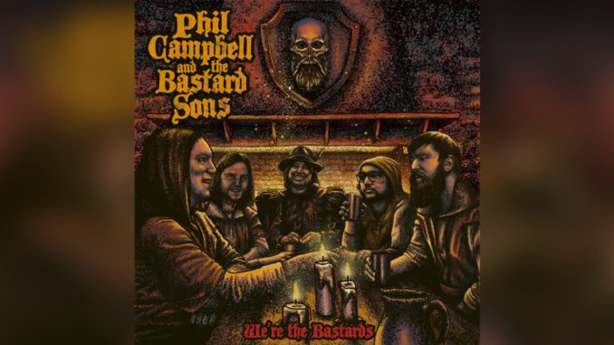 PHIL CAMPBELL AND THE BASTARD SONS 'We're The Bastards' - COVER PHOTO