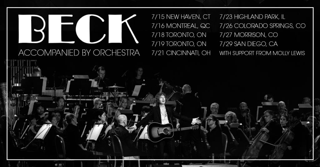 BECK ANNOUNCES 2025 ORCHESTRAL SHOWS