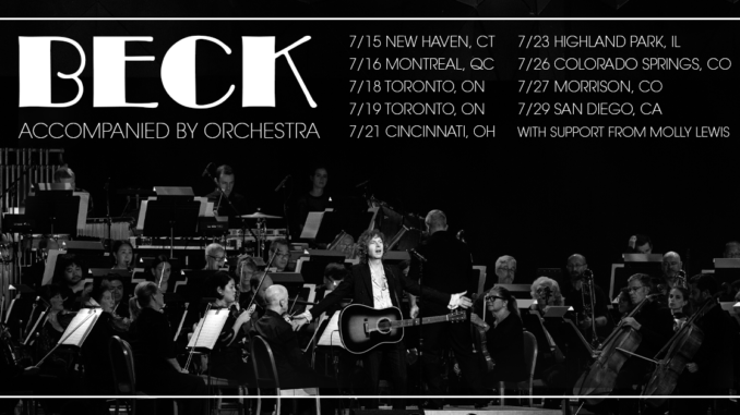 BECK ANNOUNCES 2025 ORCHESTRAL SHOWS