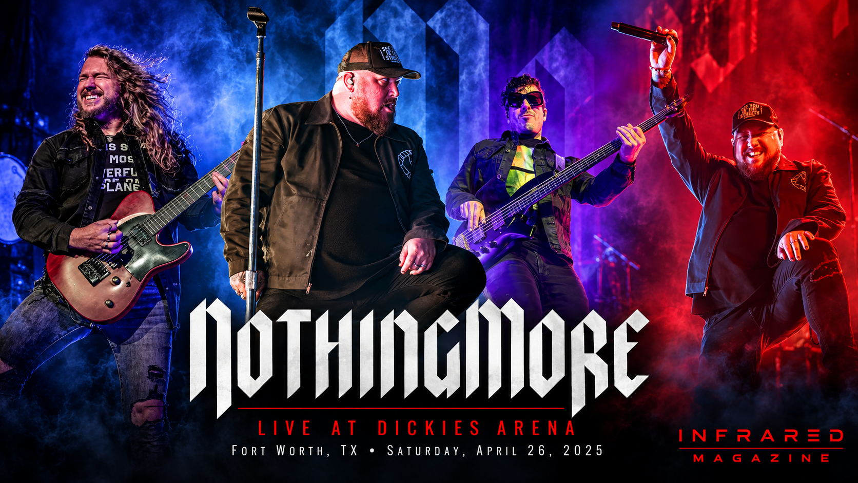 Photo Gallery: NOTHING MORE Live at Dickies Arena in Fort Worth, TX on Saturday, April 26th, 2025