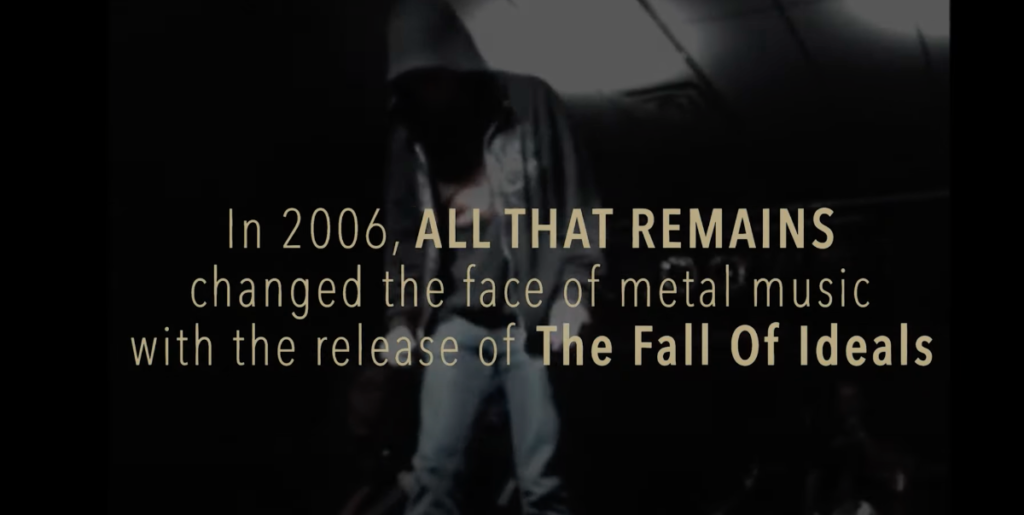 All That Remains Drop “The Fall of Ideals” Documentary