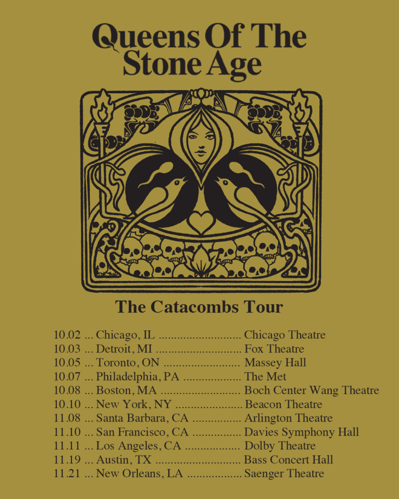 QUEENS OF THE STONE AGE ANNOUNCE THE CATACOMBS TOUR