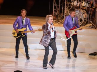 Rod Stewart performing live on the One Last Time tour at Merriweather Post Pavilion