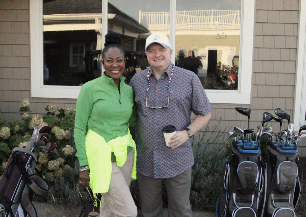 PHOTOS: Country Recording Artists Brei Carter & John PayCheck Participate In Inaugural The Diffie Classic At Hermitage Golf Course