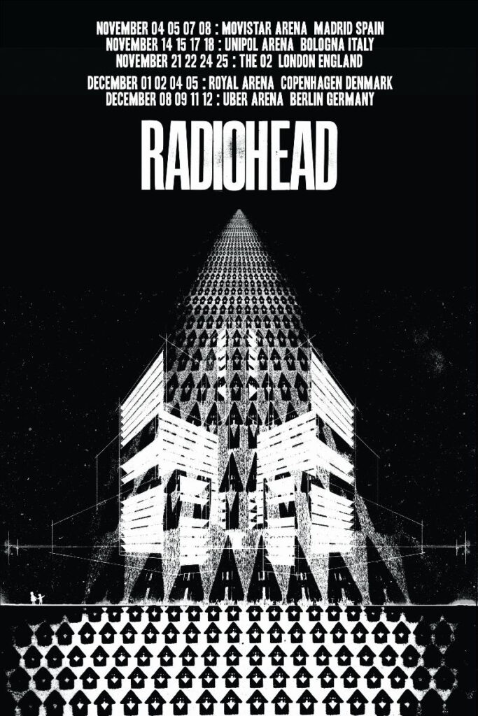 RADIOHEAD ANNOUNCE A SERIES OF EUROPEAN LIVE DATES FOR NOVEMBER AND DECEMBER 2025