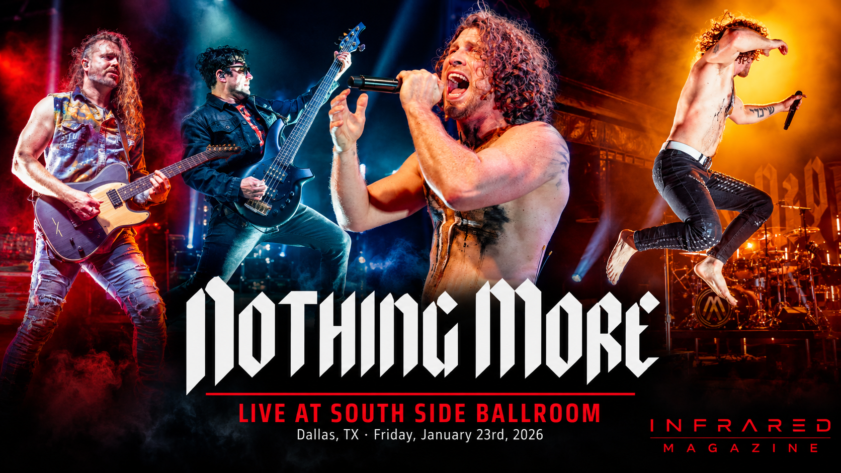 Photo Gallery: NOTHING MORE Live at South Side Ballroom in Dallas, TX on Friday, January 23rd, 2026