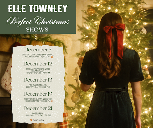 Out Now: Texas Country Singer-Songwriter Elle Townley Rings In The Holiday Season With Festive New Music Video For Her Swanky Retro Holiday Original, “Perfect Christmas”
