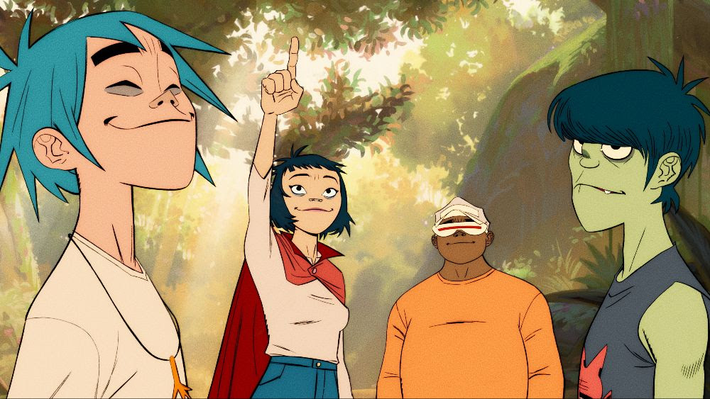 GORILLAZ: ANIMATED SHORT FILM, THE MOUNTAIN, THE MOON CAVE & THE SAD GOD