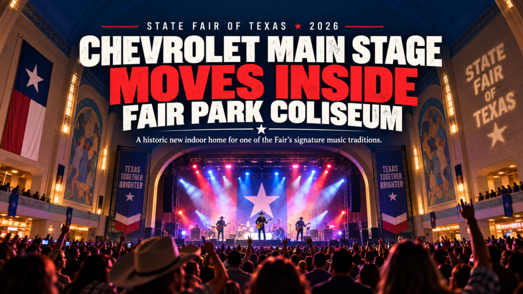 State Fair of Texas 2026 Chevrolet Main Stage Fair Park Coliseum cover