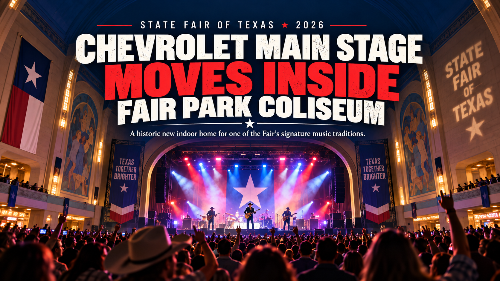 State Fair of Texas 2026 Chevrolet Main Stage Fair Park Coliseum cover