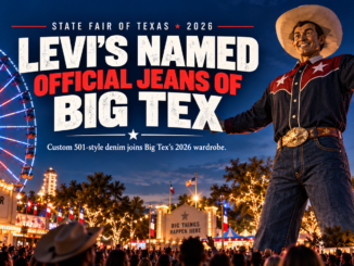 Levi’s named Official Jeans of Big Tex for the 2026 State Fair of Texas cover
