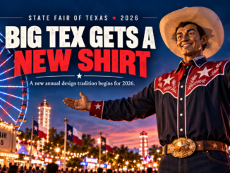 Big Tex new shirt for the 2026 State Fair of Texas cover