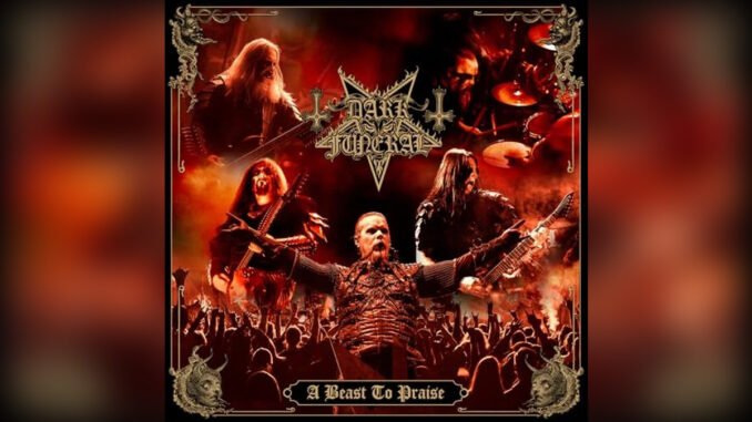 DARK FUNERAL 'A Beast To Praise (Live in Stockholm)' - Cover Photo