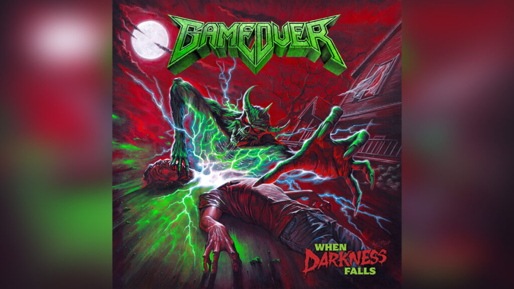 GAME OVER 'When Darkness Falls' - Cover Photo