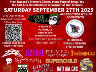 6th Annual Bravofest charity music festival poster for September 27, 2025 in Putnam, Connecticut