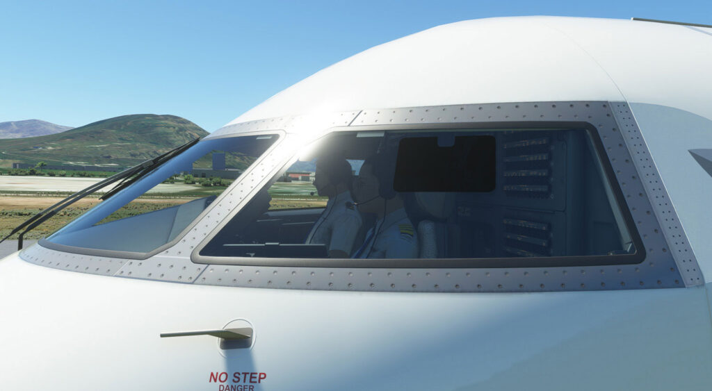 Aerosoft CRJ 550/700 aircraft in Microsoft Flight Simulator