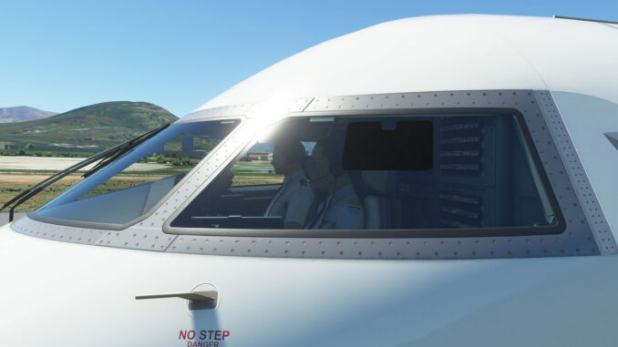 Aerosoft CRJ 550/700 aircraft in Microsoft Flight Simulator