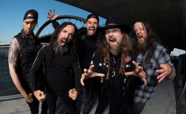 AGAINST THE GRAVE official publicity photo for the Living The End single release