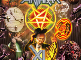 Anthrax 40th anniversary promotional artwork for the global livestream event