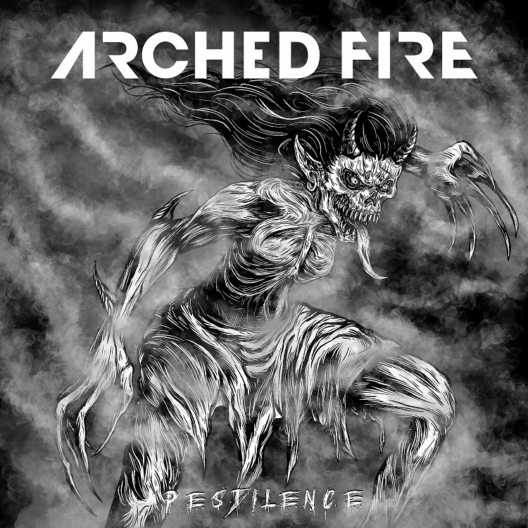 Arched Fire – Pestilence featuring Tim “Ripper” Owens single artwork