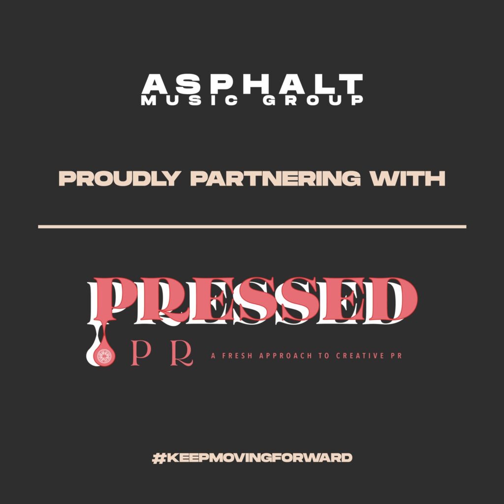 Asphalt Music Group and Pressed PR partnership publicity image