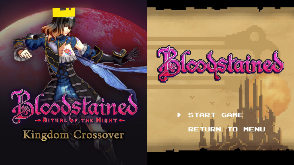 Bloodstained Ritual of the Night Classic Mode and Kingdom Crossover official Xbox artwork