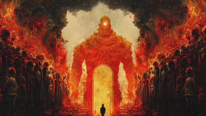 BORN IN BLOOD Inferno single promotional artwork