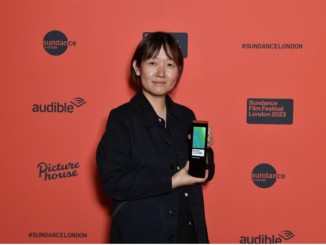 Celine Song with the Past Lives Audience Award at Sundance Film Festival: London 2023