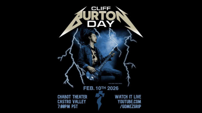 Cliff Burton Day 2026 at Chabot Theater in Castro Valley
