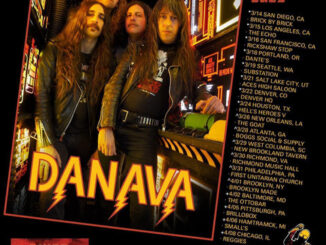 DANAVA – Nothing But Nothing 2023 album and North American tour poster