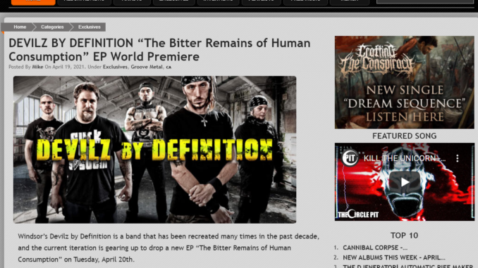 DEVILZ BY DEFINITION – The Bitter Remains of Human Consumption